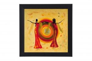 Framed Print - Dancing of the sun