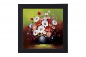 Framed Print - Vase with Flowers