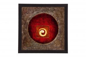 Framed Print - Red globe