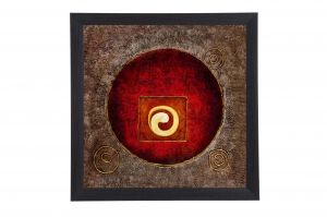 Framed Print - Red globe