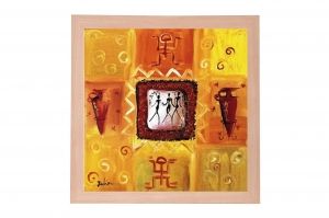 Framed Print - The three musicians