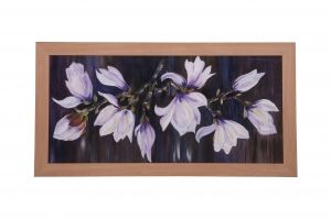 Framed Print - White flowers