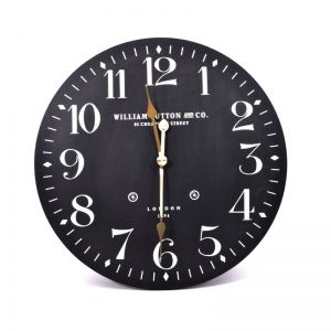 Wall clock William Hutton 1894 D60cm.