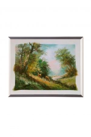 Mylar framed print "Bright Rays"