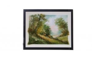 Mylar framed print "Bright Rays"