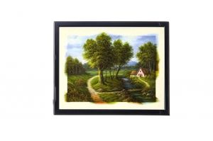 Mylar framed print "Greenery"