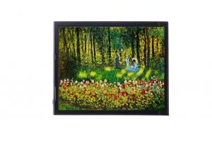 Mylar Framed Print  – Picnic in the wood