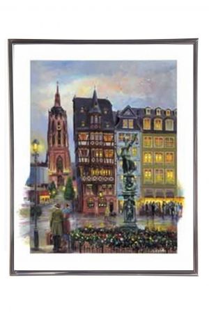 Mylar Framed Print  – City atmosphere