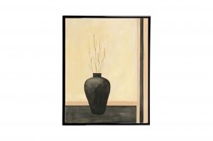 Mylar Framed Print - Vase