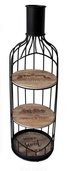 Metal Shelf Black bottle