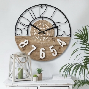 Wall clock metal Dea