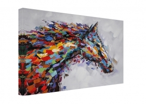 Картина с маслени бои  Абстрактен кон