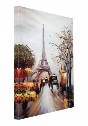 Картина с маслени бои Айфеловата Кула