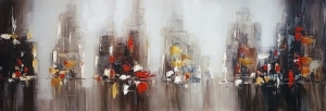 Oil painting  City