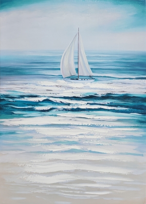 Oil painting A sea idyll