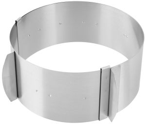 Cake ring, extendable 16-30x8.5 cm