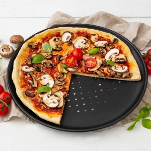 Pizza pan with holes 32 cm Teflon