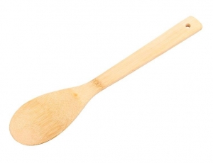 Set of bamboo spoons 30 cm / 4 pax