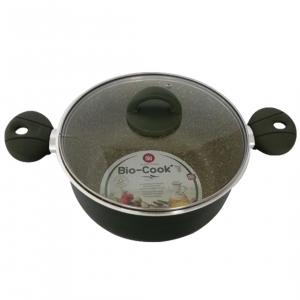 Casserole with lid / 2 handles Bio Cook Oil 24 сm.