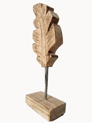 Figurine wooden Leaf