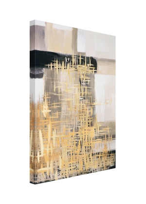 Oil painting Oil painting Golden Abstract