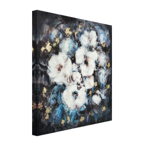 Oil painting Space flowers