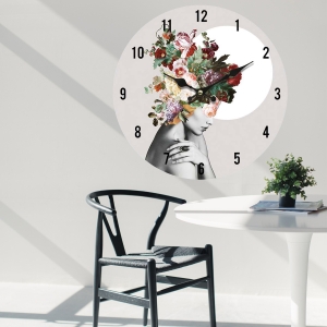 Wall clock Woman