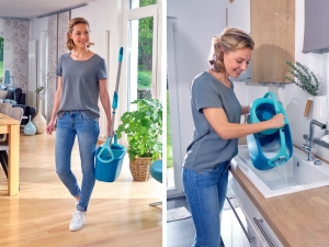 Комплект за почистване CLEAN TWIST DISC MOP ERGO LEIFHEIT