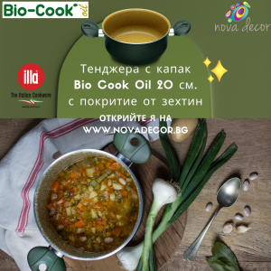 Casserole with lid / 2 handles Bio Cook Oil 20 сm.