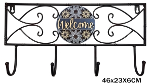 Wall hanger with mirror