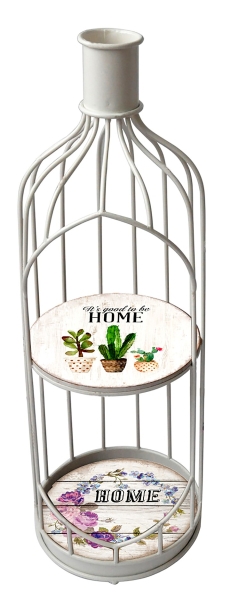 Metal Shelf White bottle 2