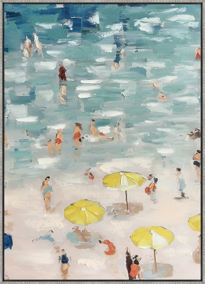 Framed oil painting Summer