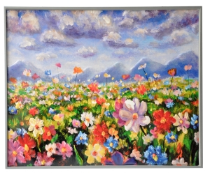 3Д картина от метал - Цветна хармония