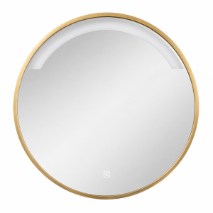 Gold Round LED  Mirror MONACO 60 cm