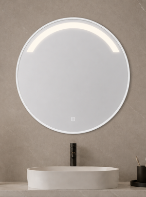 Gold Round LED  Mirror MONACO 60 cm