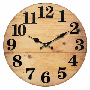 Wall clock Rustic