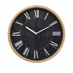 Wall Clock Graphite with Silent Clock Mechanism