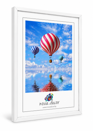 Plastic Frame White 13х18 см